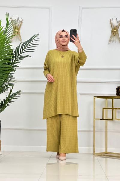 BATTAL TRİKO TAKIM-YAĞ YEŞİLİ