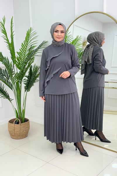 BEREN ETEKLİ TAKIM - ANTRASİT