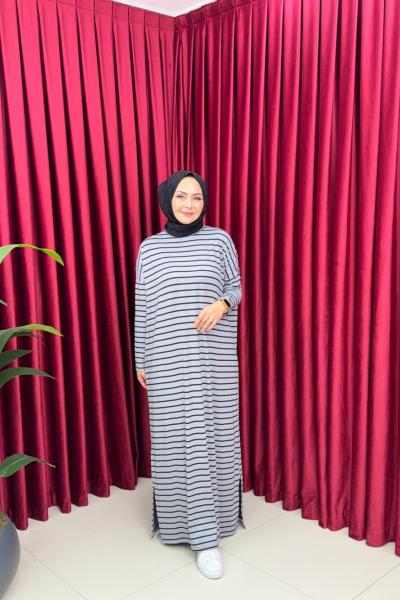 COMFY PENYE ELBİSE - GRİ