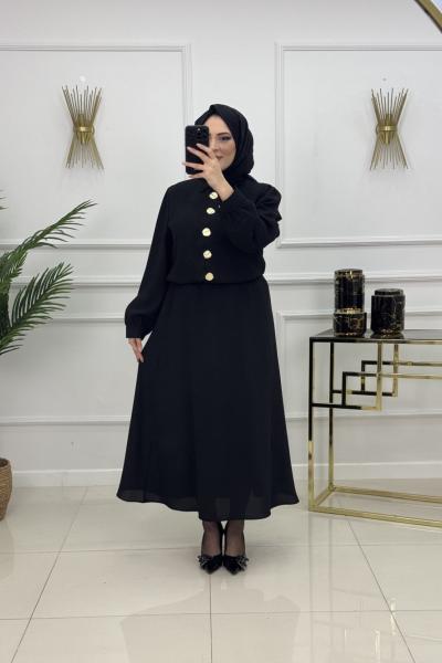 ÖZGE ETEKLİ TAKIM-SİYAH